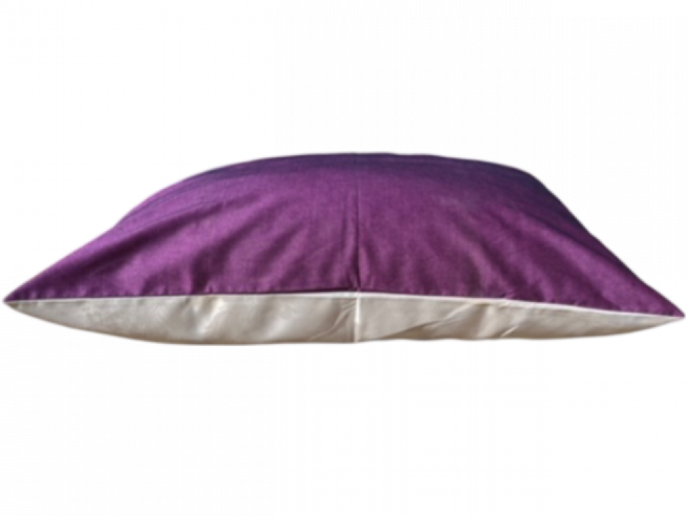 Boutique Kissen Purple Barock Silver